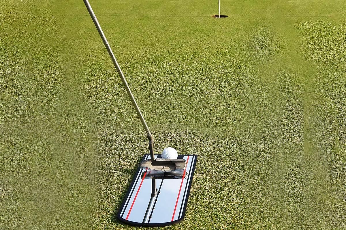 Golf Putting Mirror for Swing Practice Posture Correction
