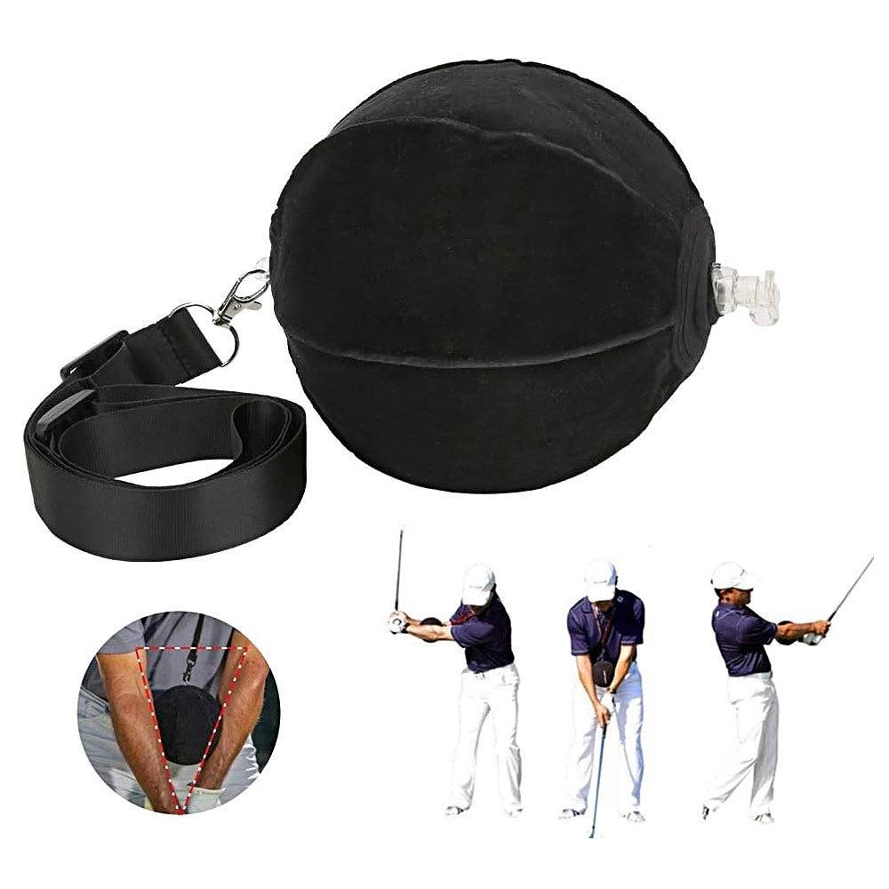 Inflatable Golf Impact Ball Golf Swing Trainer Aid Pratice Posture Correction Adjustable Arm Motion Guide