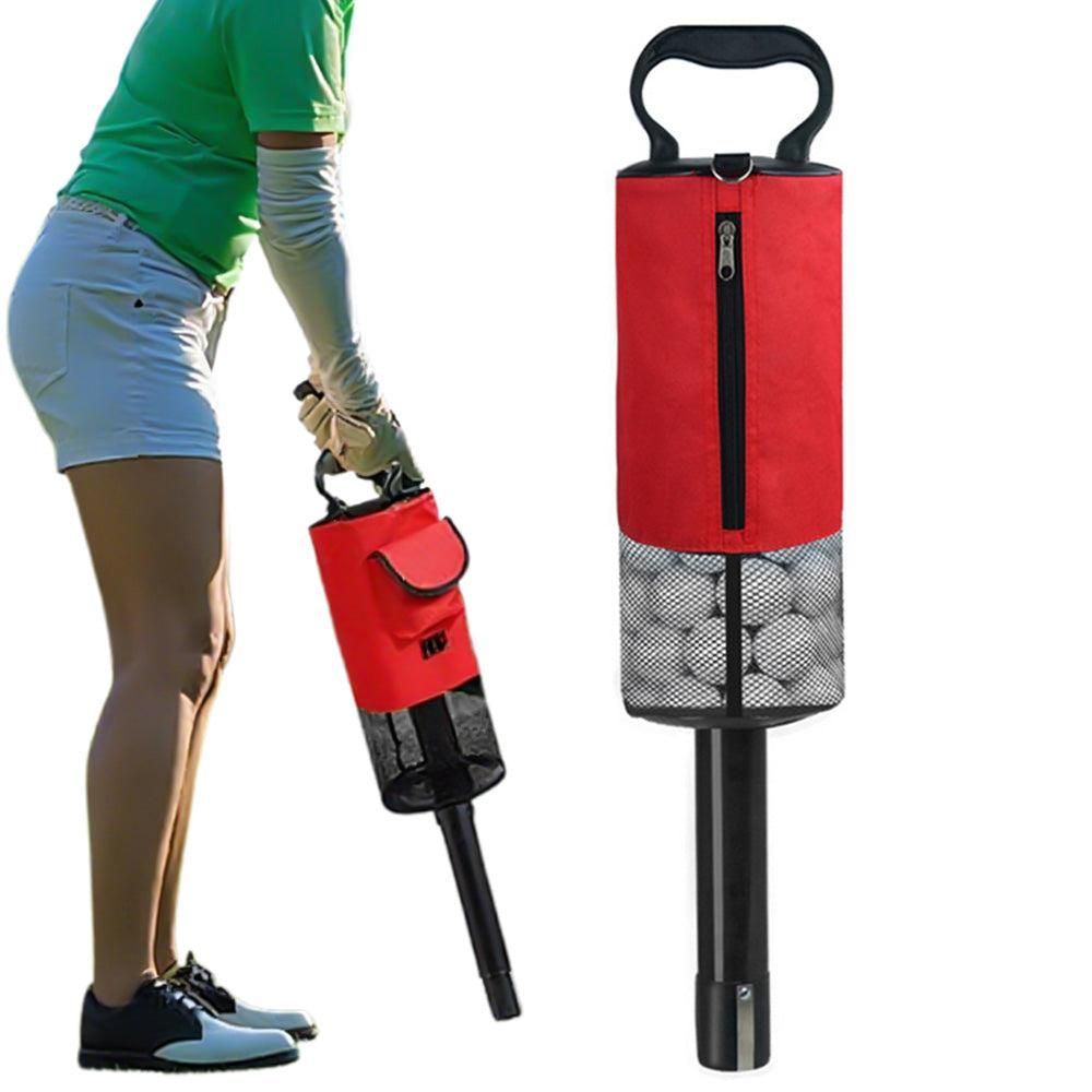 Portable Golf Ball Retriever Shag Bag - Holds Up to 70 Balls Black