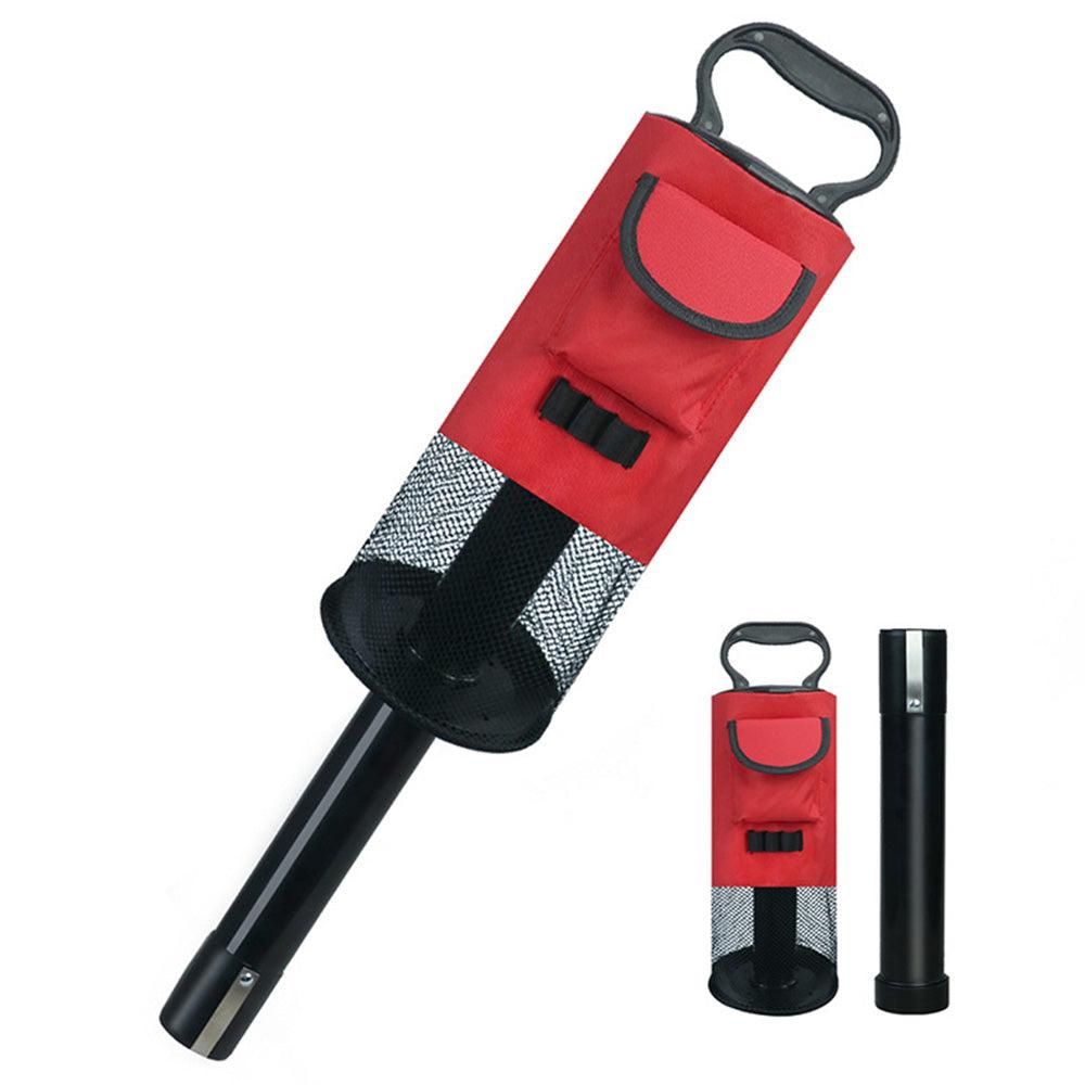 Portable Golf Ball Retriever Shag Bag - Holds Up to 70 Balls Red