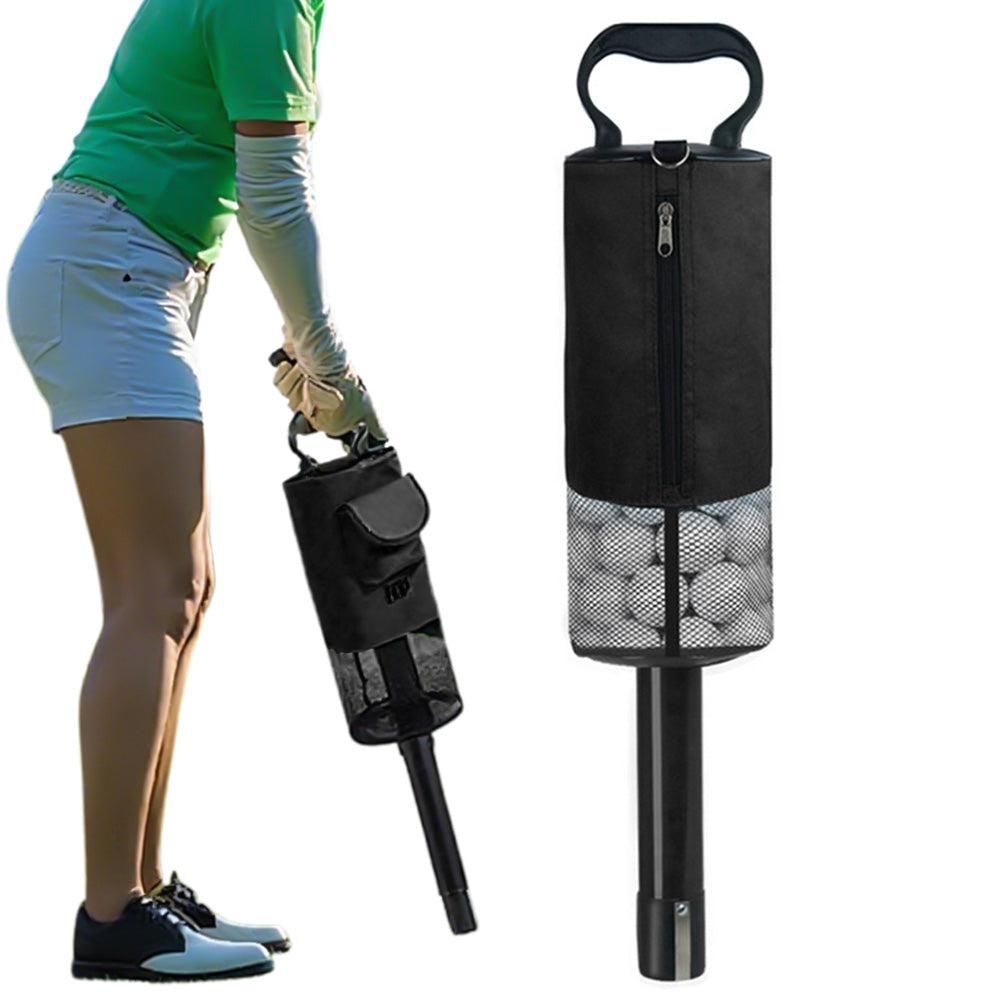 Portable Golf Ball Retriever Shag Bag - Holds Up to 70 Balls Red