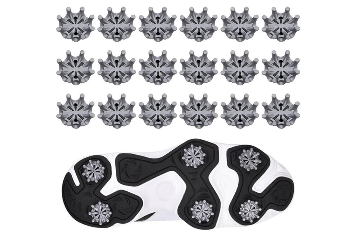18PCS Screw Golf Shoe Spikes Set Fast Twist Studs Cleats for Lawn Cricket Shoe Players