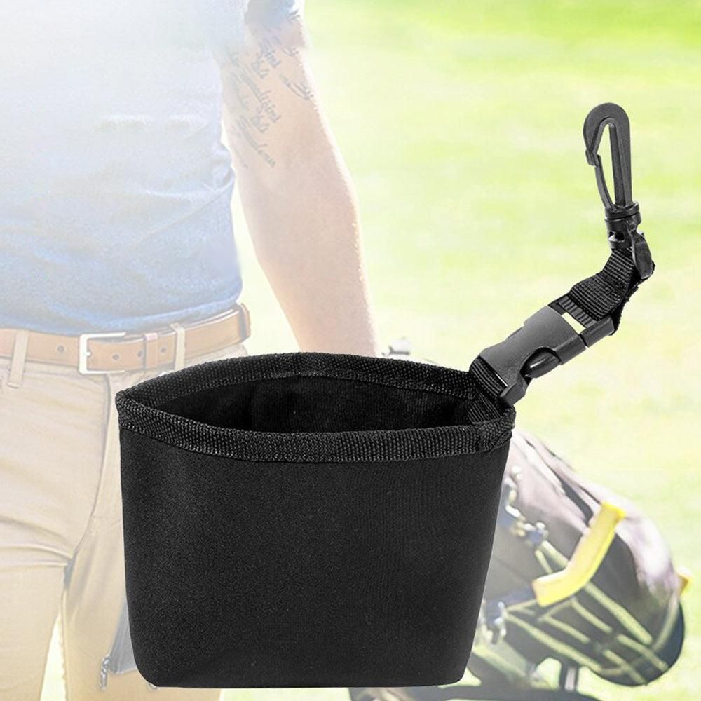 2Pcs Waterproof Golf Club and Ball Cleaning Bag Portable Dry Exterior Cleaning Pouch