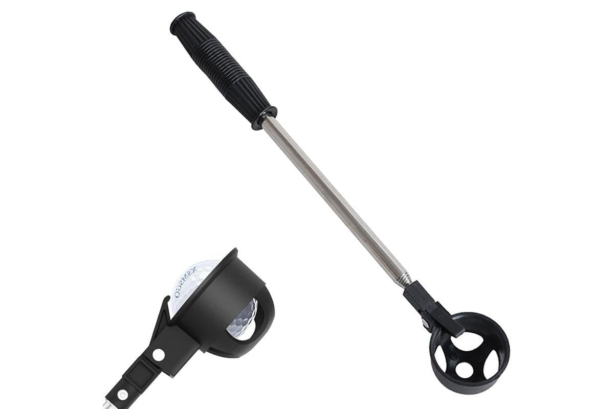 Golf Ball Retriever Stainless Telescopic Extendable Golf Ball Retriever Golf Accessories for Men