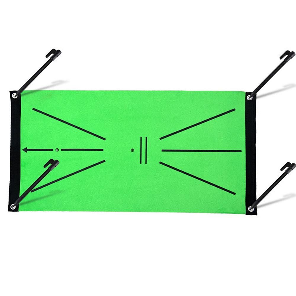 Golf Hitting Mat for Swing Detection Batting Portable Golf Pract Training Rug 24x12Inch