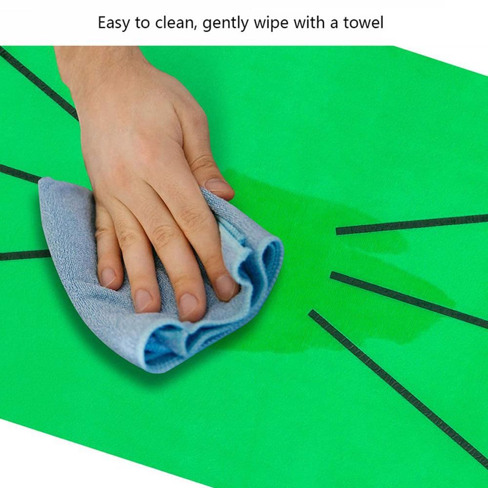 Golf Hitting Mat for Swing Detection Batting Portable Golf Pract Training Rug 24x12Inch