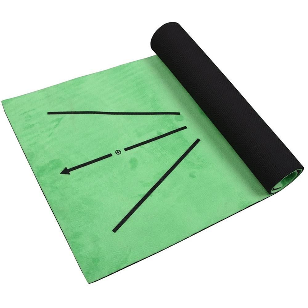Golf Hitting Mat for Swing Detection Batting Portable Golf Pract Training Rug 24x12Inch