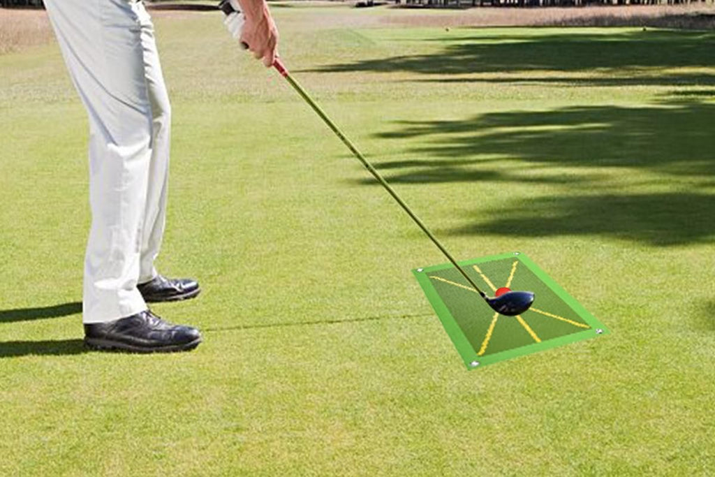 2Pcs Golf Training Mat For Swing Detection Golf Training Aid For Indoor Outdoor