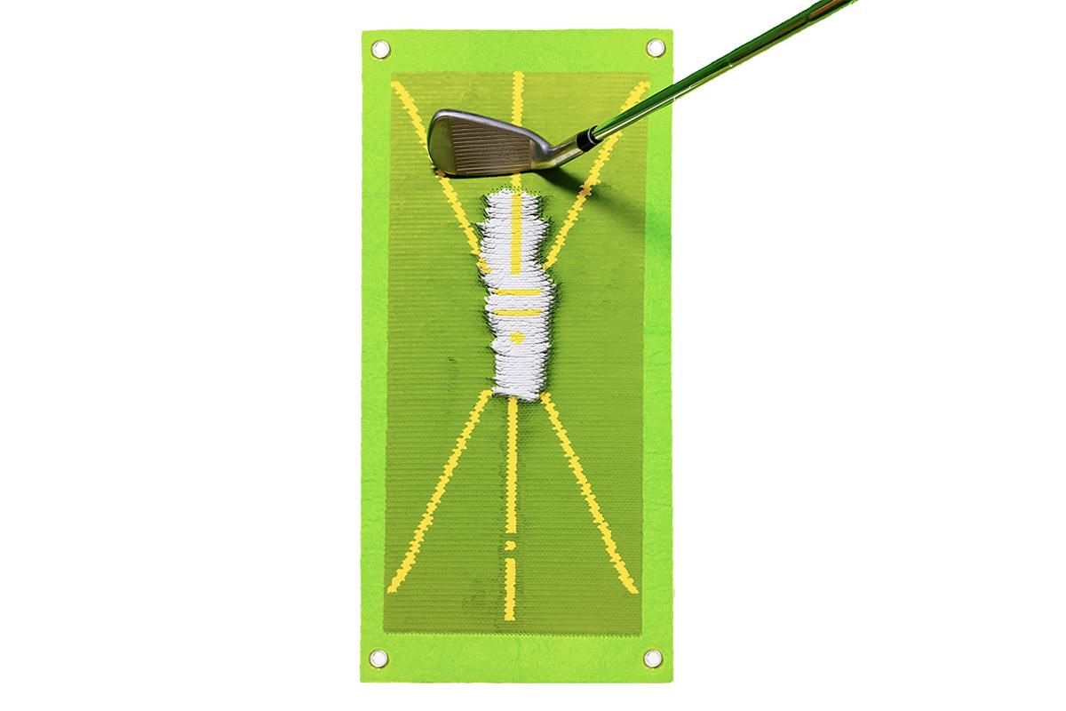 2Pcs Golf Training Mat For Swing Detection Golf Training Aid For Indoor Outdoor
