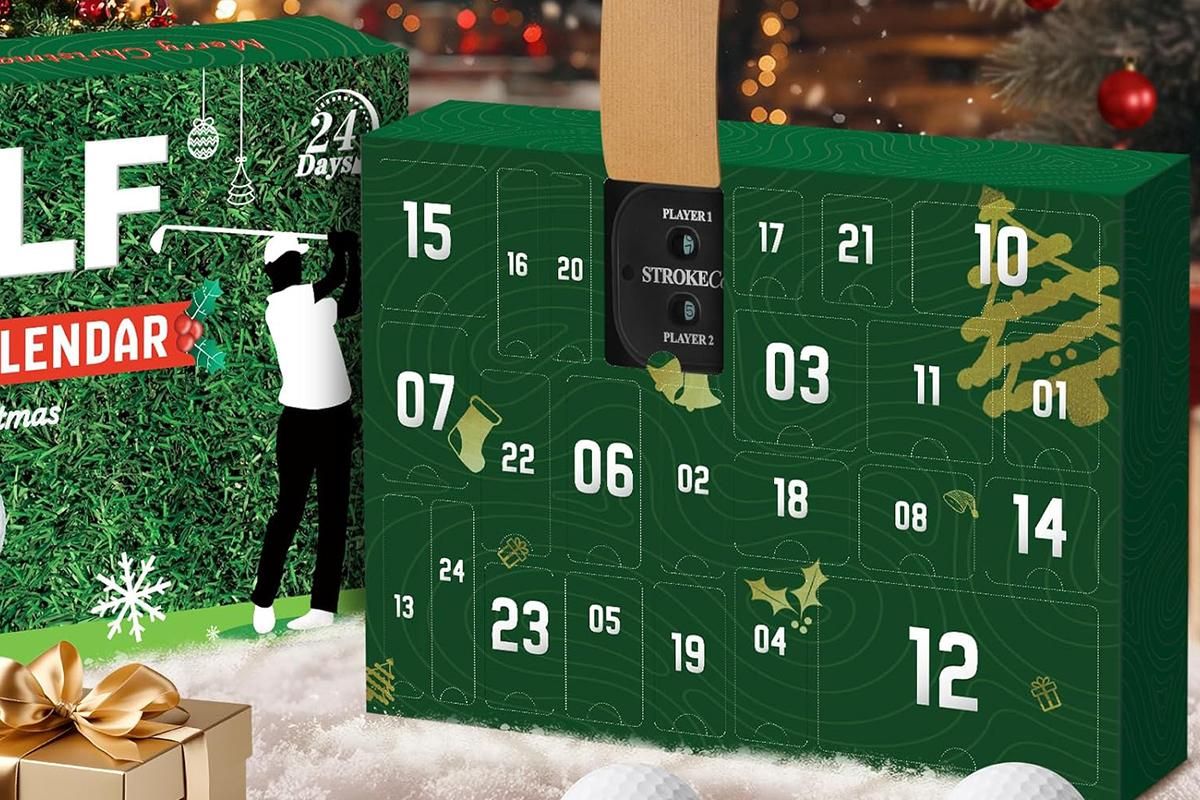 Golf Advent Calendar 2025 for Men Teen Boy 24-Day Christmas Countdown Calendar