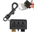 3 In 1 Golf Club Cleaning Brush Retractable Brass Nylon Groove Cleaner Tool