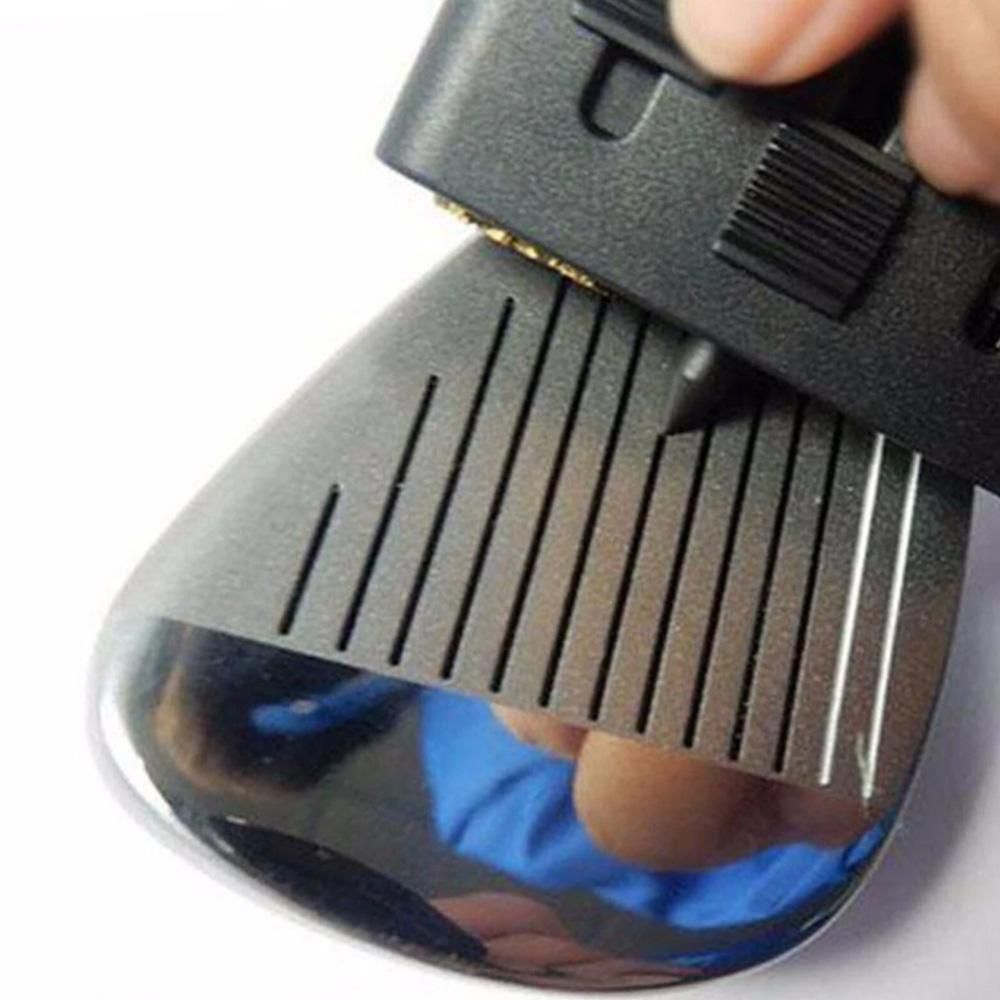 3 In 1 Golf Club Cleaning Brush Retractable Brass Nylon Groove Cleaner Tool