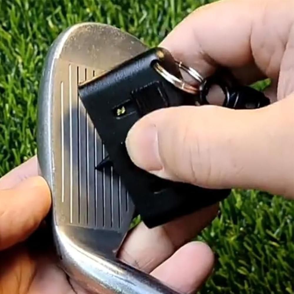 3 In 1 Golf Club Cleaning Brush Retractable Brass Nylon Groove Cleaner Tool