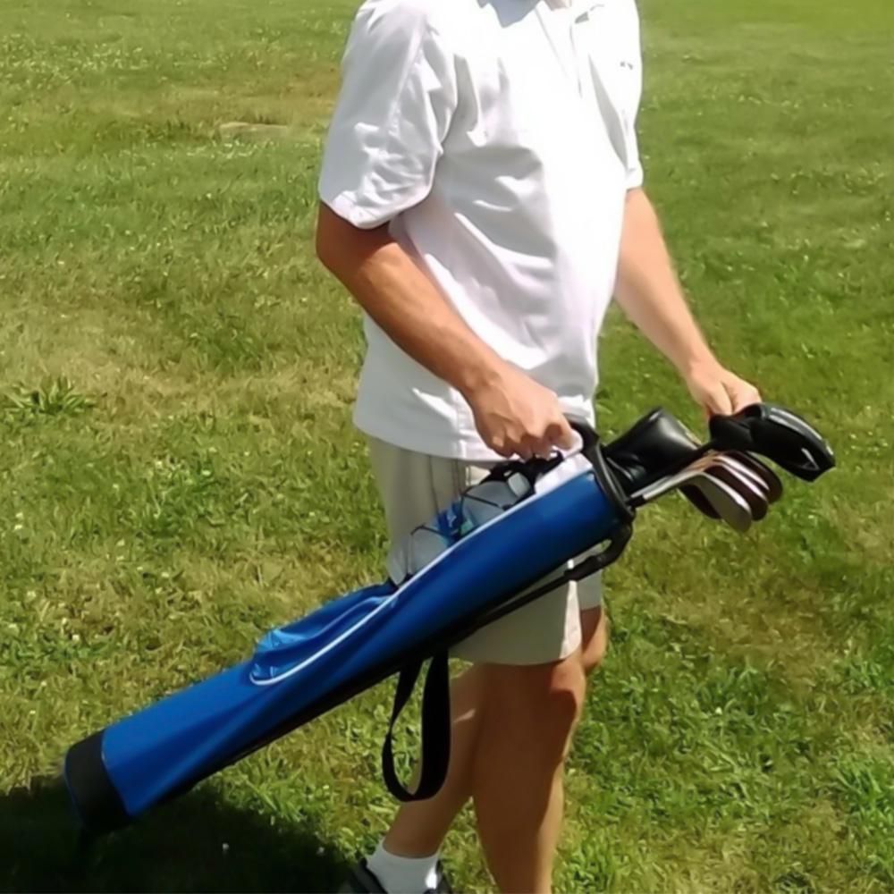 Lightweight Golf Stand Bag Portable Carry Bag for Driving Range - Blue