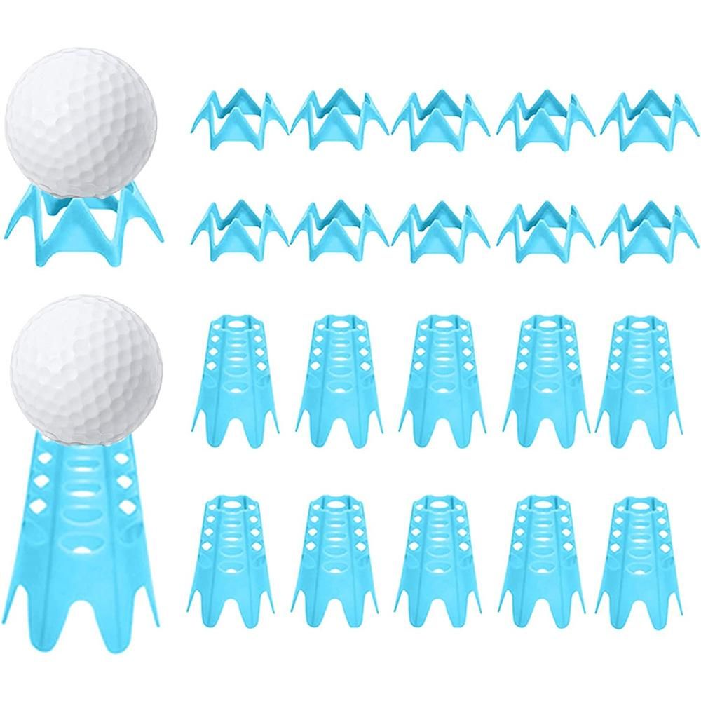 Plastic Golf Tees Golf Simulator Tees for Home Outdoor Indoor Golf Tees Simulator Practice Training - Blue