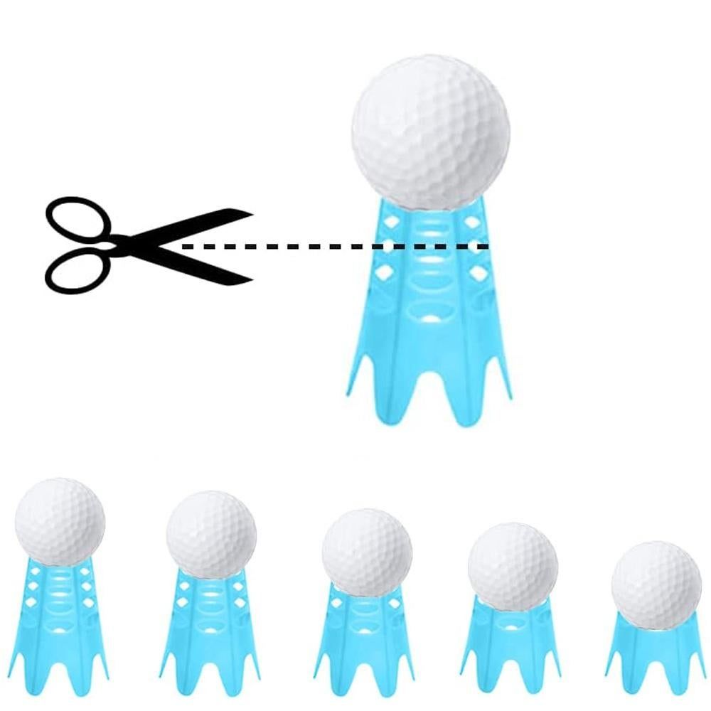 Plastic Golf Tees Golf Simulator Tees for Home Outdoor Indoor Golf Tees Simulator Practice Training - Blue