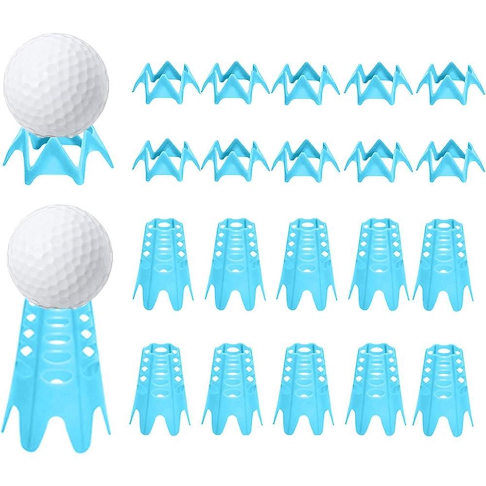 Plastic Golf Tees Golf Simulator Tees for Home Outdoor Indoor Golf Tees Simulator Practice Training - Black