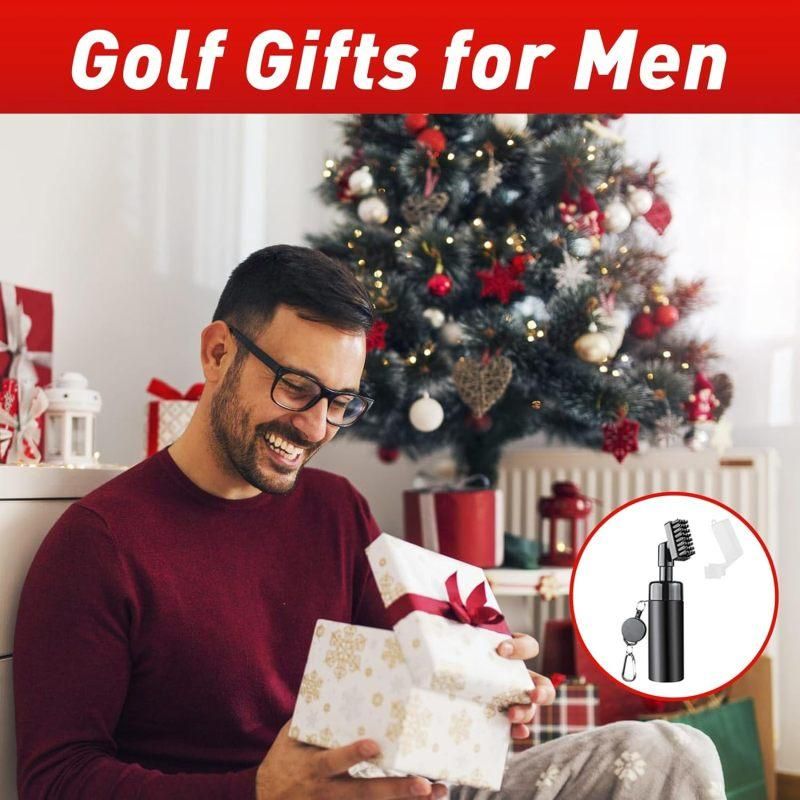 Golf Club Cleaner Brush with 5oz Water Spray Bottle Golf Cleaning Kit with Clip