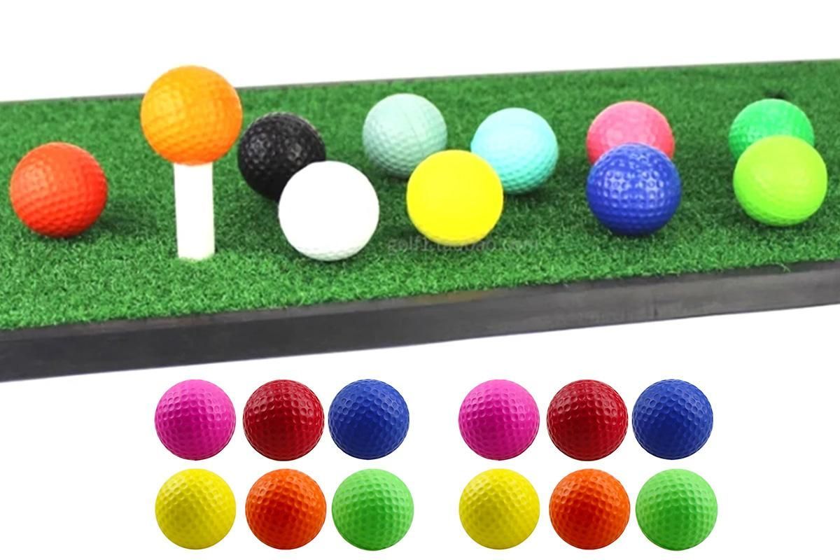PU Sponge Ball 24Pcs Golf Practice Foam Balls Indoor Outdoor Training Ball