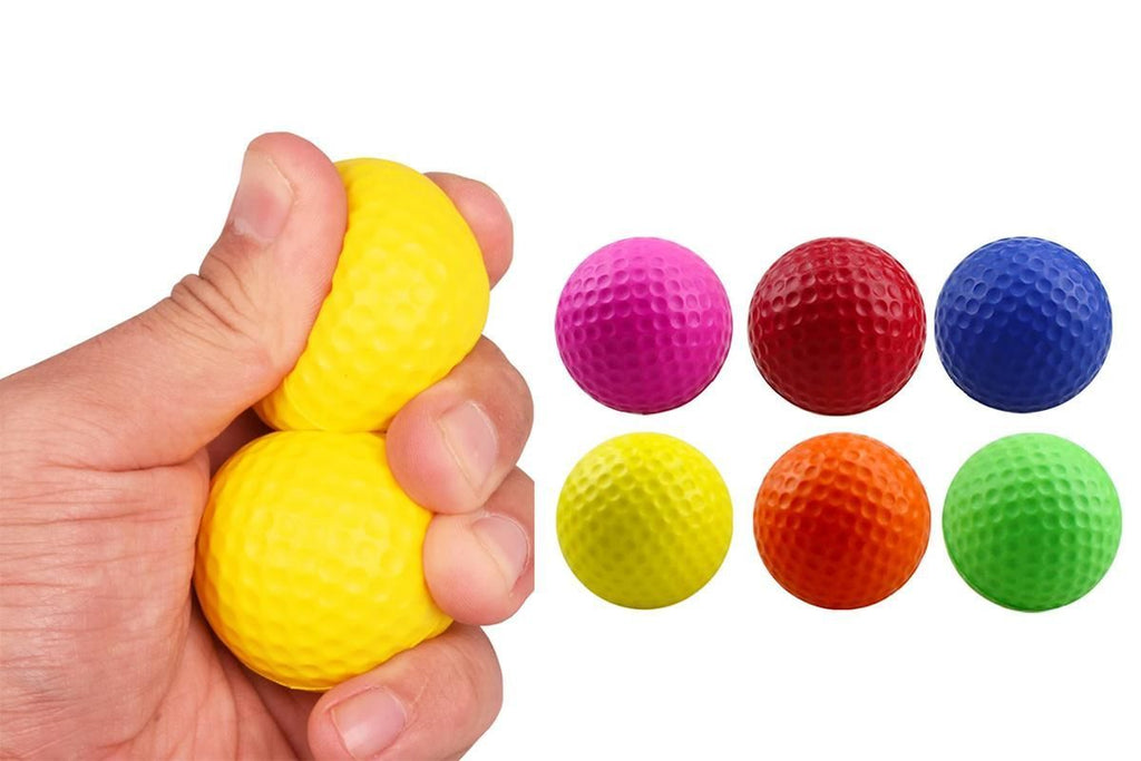 PU Sponge Ball 24Pcs Golf Practice Foam Balls Indoor Outdoor Training Ball