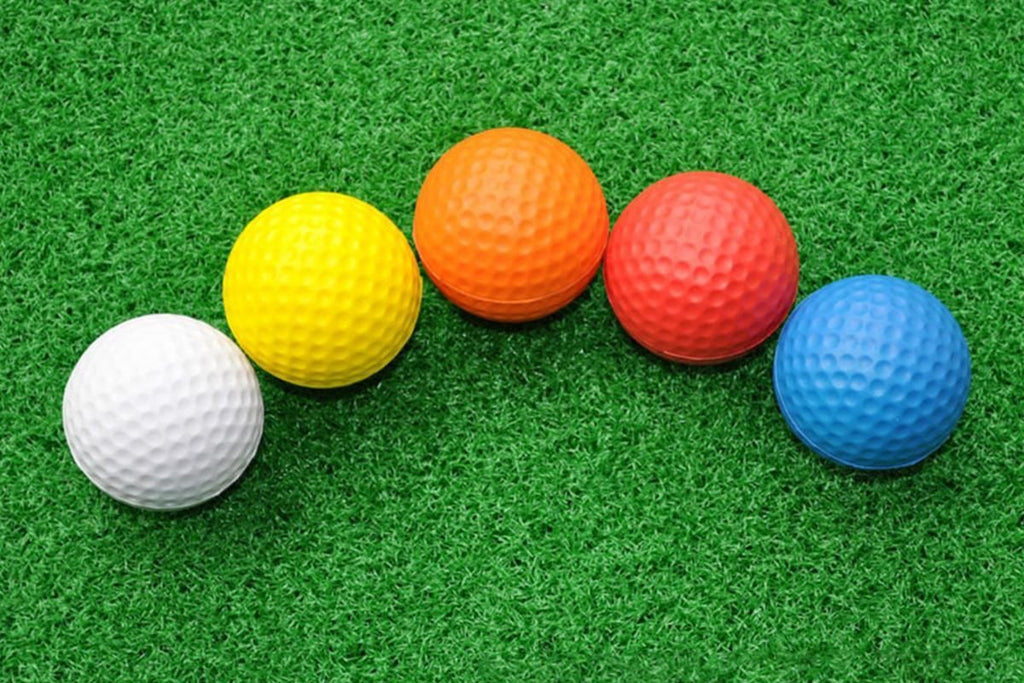 PU Sponge Ball 24Pcs Golf Practice Foam Balls Indoor Outdoor Training Ball