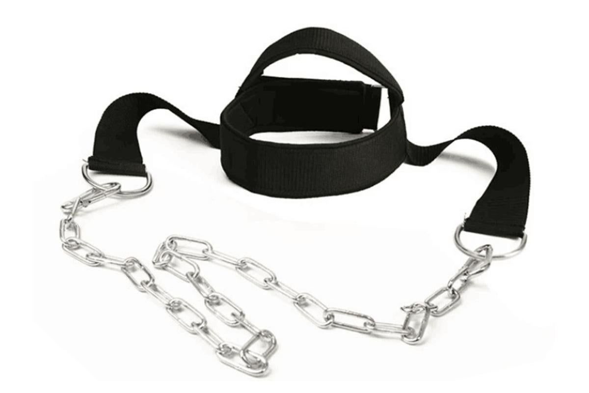 Weight Lifting Head Neck Harness Gym Workout Exercise Training Strap Belt