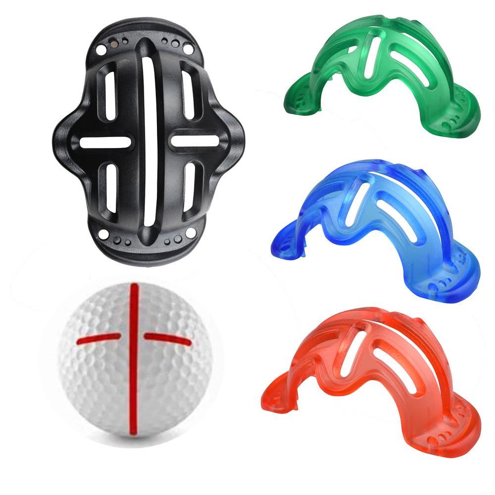 4pcs Golf Ball Manual Marker Alignment Tool Golf Accessories for Precise Marking and Personalization-Multicolor