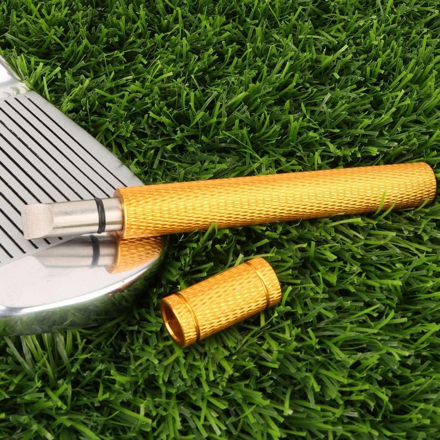 Golf Club Groove Cleaning Tool Wedge and Iron Groove Sharpener Golf Accessory - Black