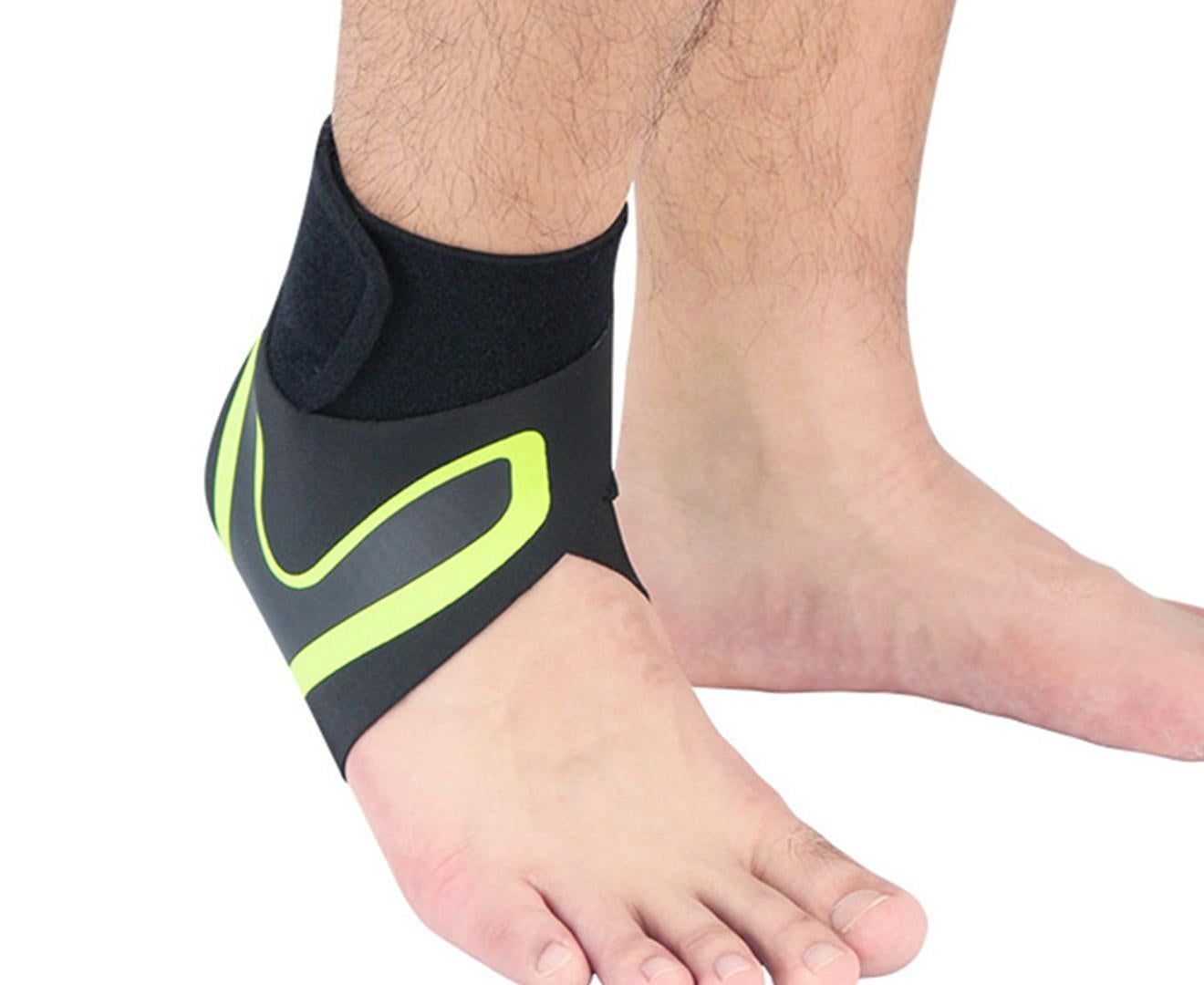 A Pair of Sports Ankle Sleeve Compression Anti-sprain Protection Socks Outdoor Sports Climbing Equipment-Red XL