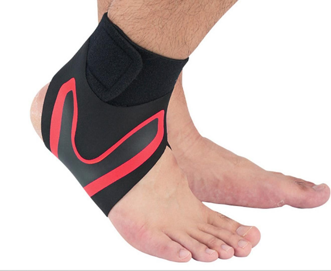 A Pair of Sports Ankle Sleeve Compression Anti-sprain Protection Socks Outdoor Sports Climbing Equipment-Green XL