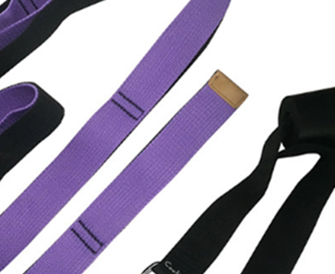 Dance Lower Waist Exerciser Exercise Leg Press Stretch Stretching Equipment Yoga Training with Yoga Aids-Purple