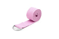 Sport Yoga Stretch Strap D-Ring Belt Gym Waist Leg Fitness 180Cm Adjustable Belt Pink