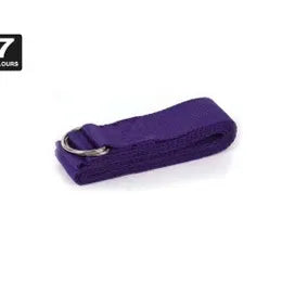 Sport Yoga Stretch Strap D-Ring Belt Gym Waist Leg Fitness 180Cm Adjustable Belt Purple