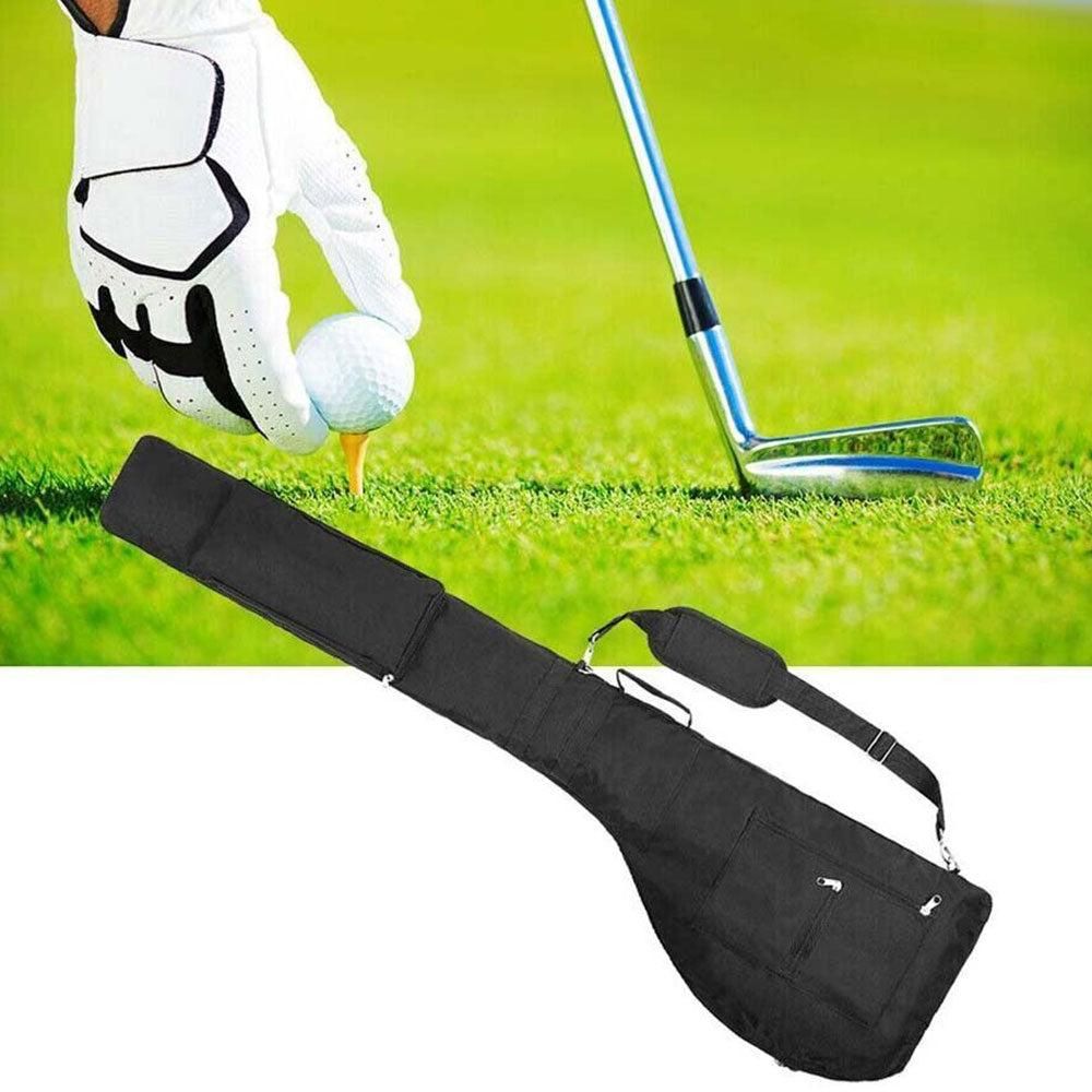 Portable Golf Carry Bag Nylon Foldable Golf Club Carry Bag