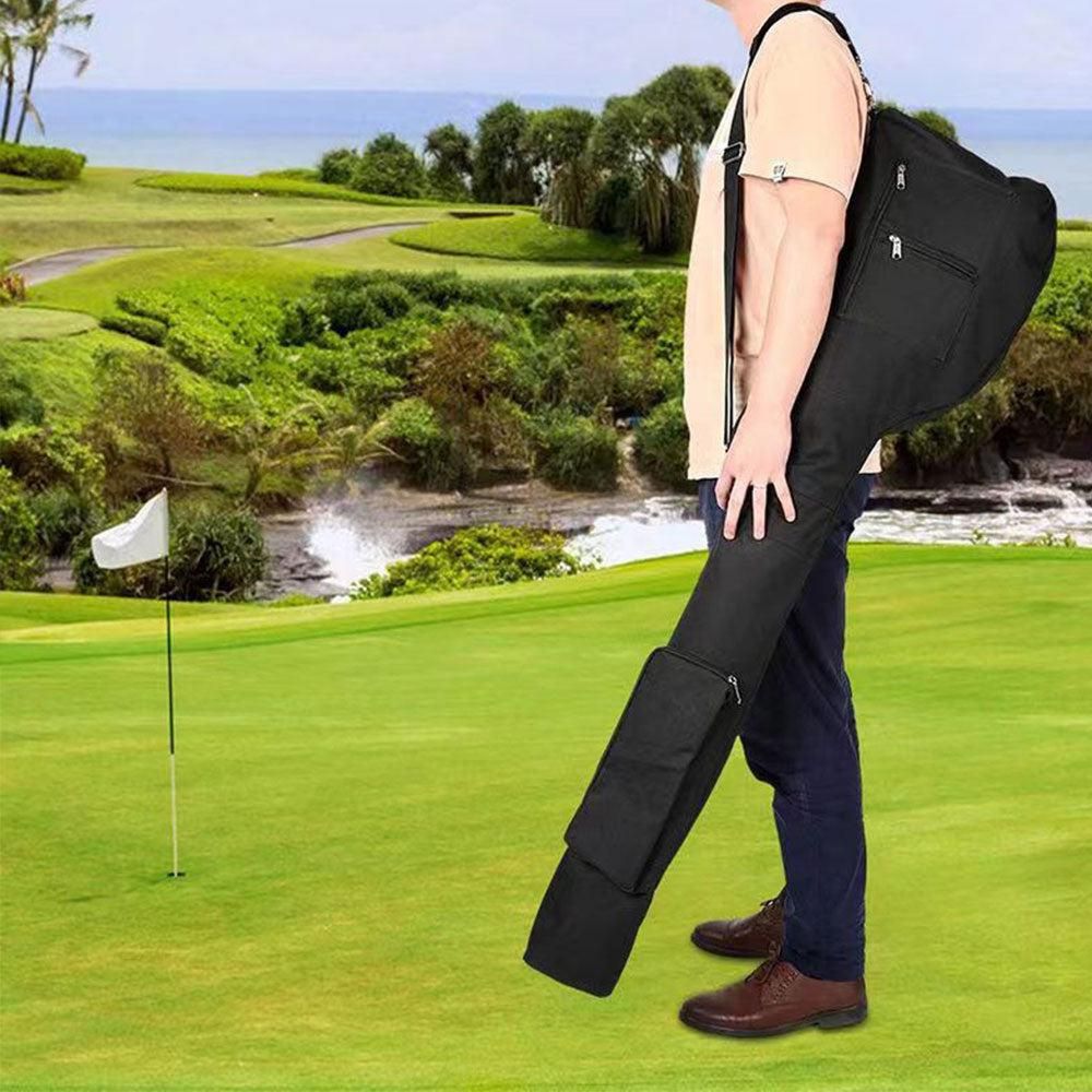 Portable Golf Carry Bag Nylon Foldable Golf Club Carry Bag