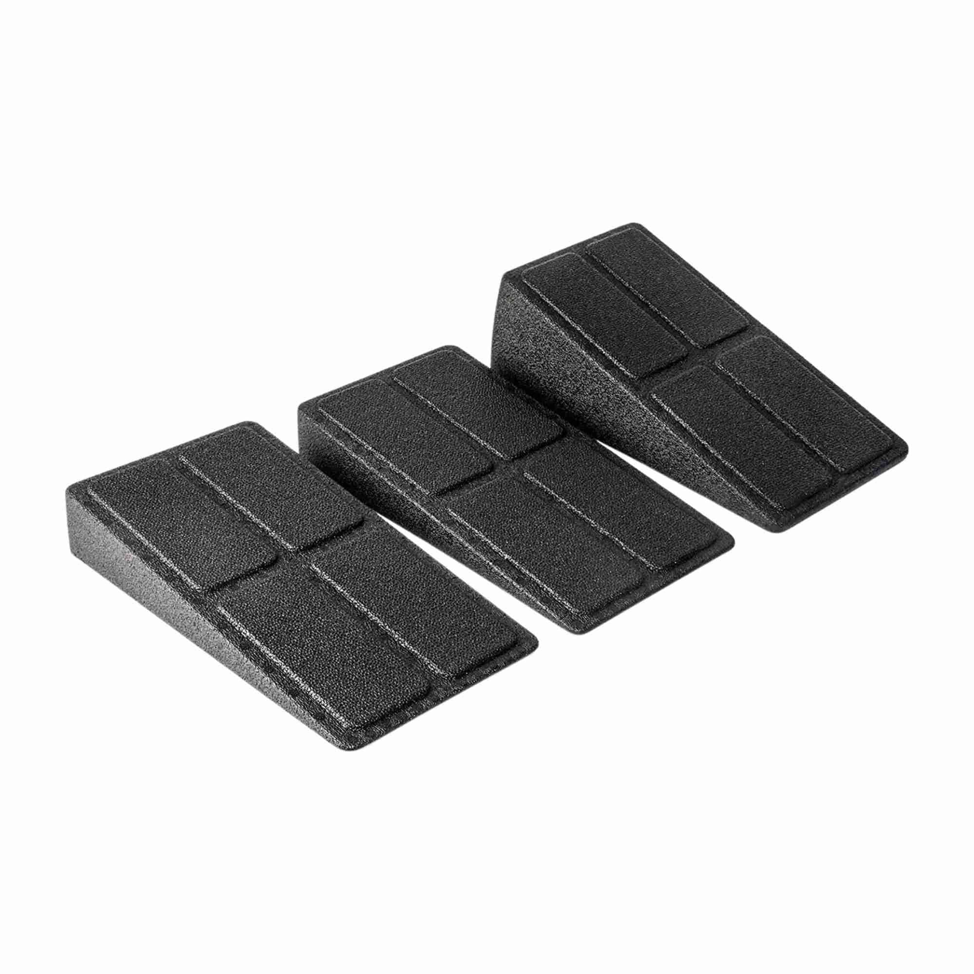 3pcs Slant Board Squat Wedge Set Calf Stretcher Yoga Block Exercise Gym Fitness