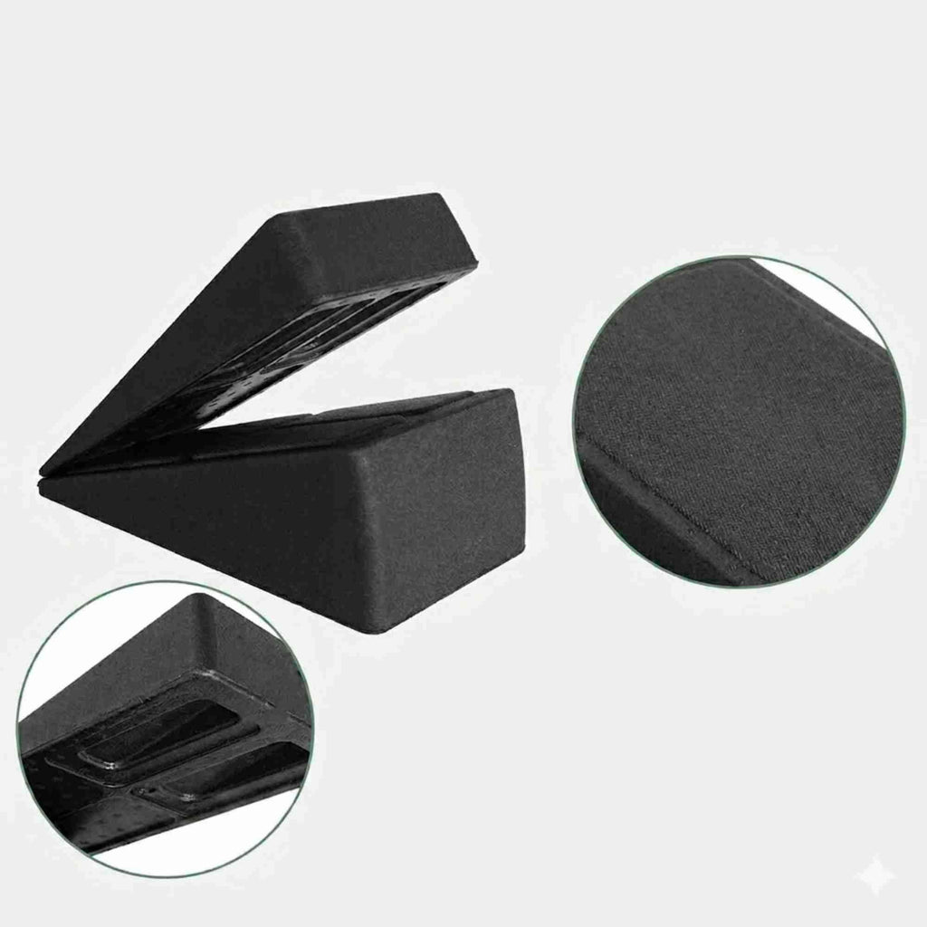 3pcs Slant Board Squat Wedge Set Calf Stretcher Yoga Block Exercise Gym Fitness