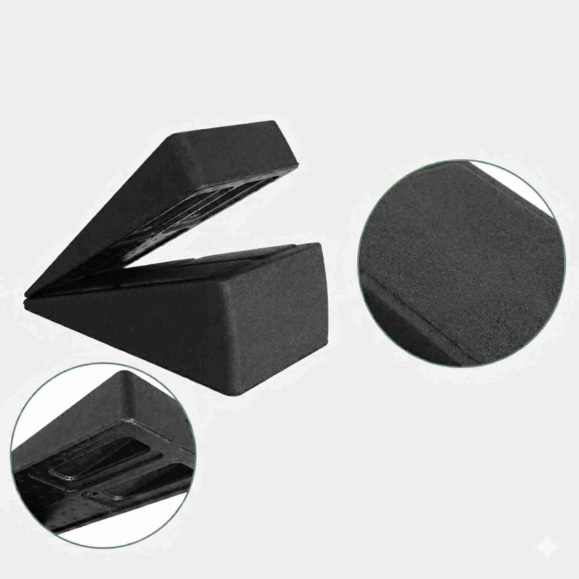3pcs Slant Board Squat Wedge Set Calf Stretcher Yoga Block Exercise Gym Fitness