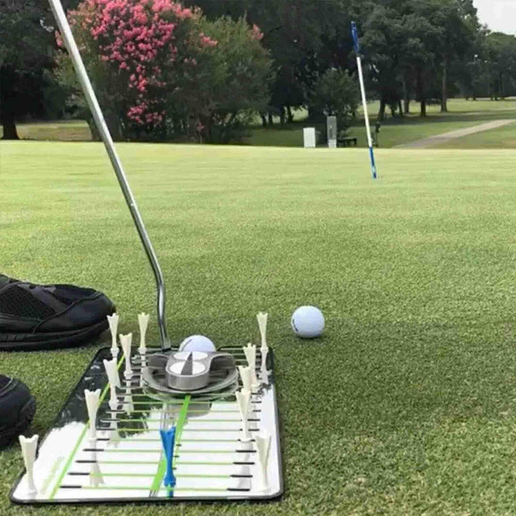 Golf Putting Mirror Swing Trainer Indoor Practice Accessories Training