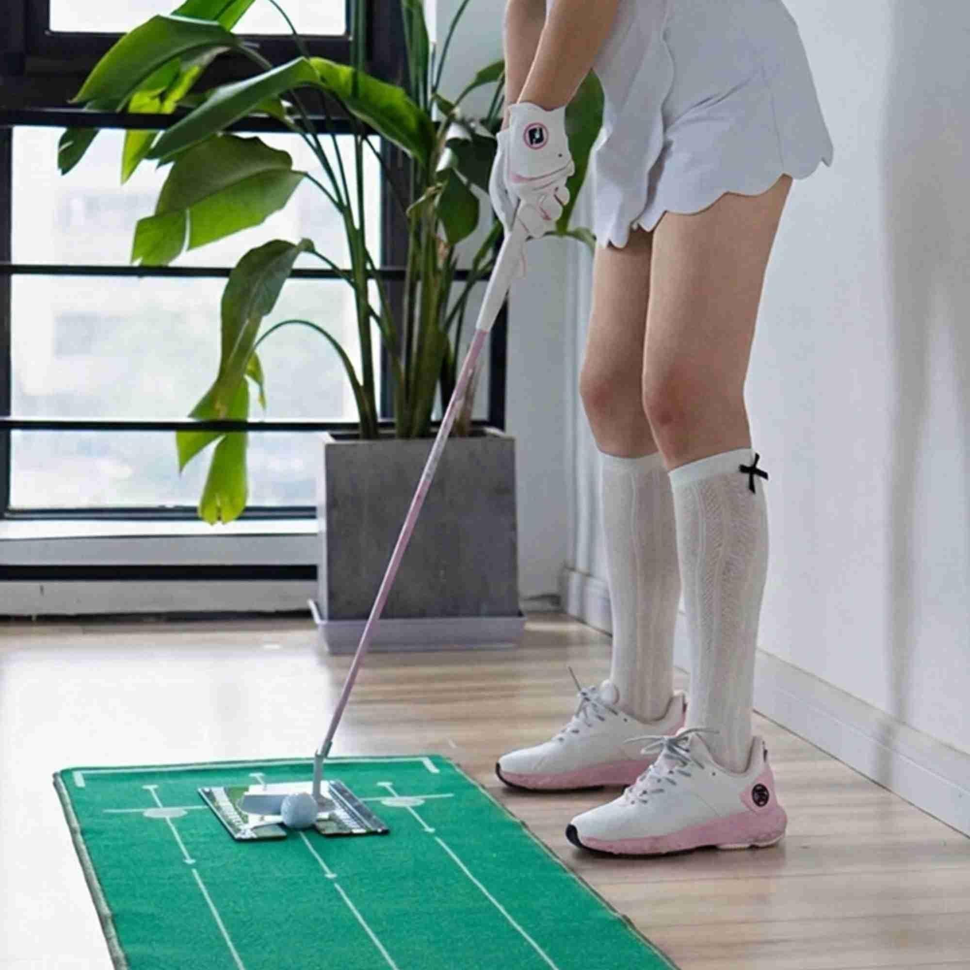 Golf Putting Mirror Swing Trainer Indoor Practice Accessories Training