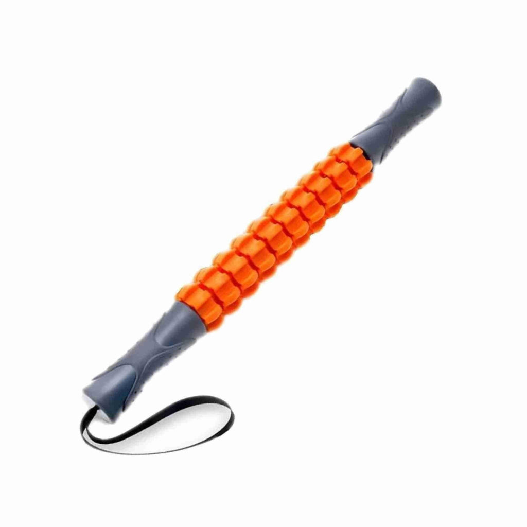 Muscle Massage Roller Stick Deep Tissue Fascia Bar support Fitness Training Gym - Orange