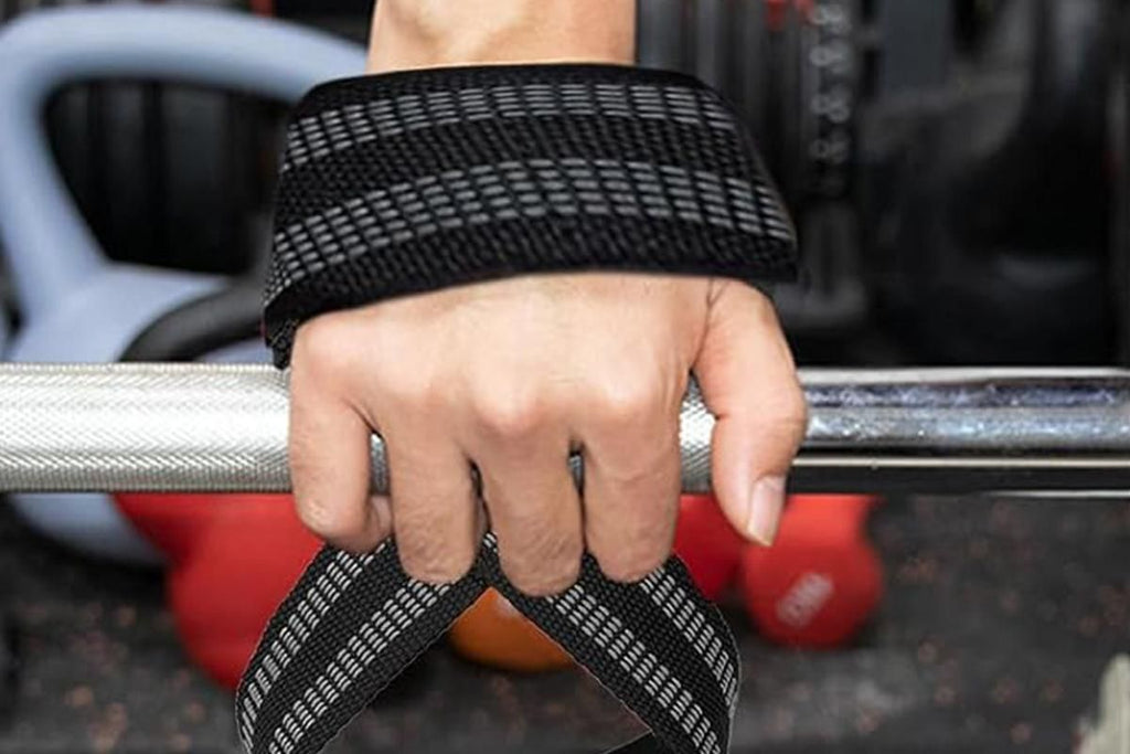 Figure 8 Lifting Straps for Deadlift Weightlifting Prevent Grip Slip Gym Wrist Belt