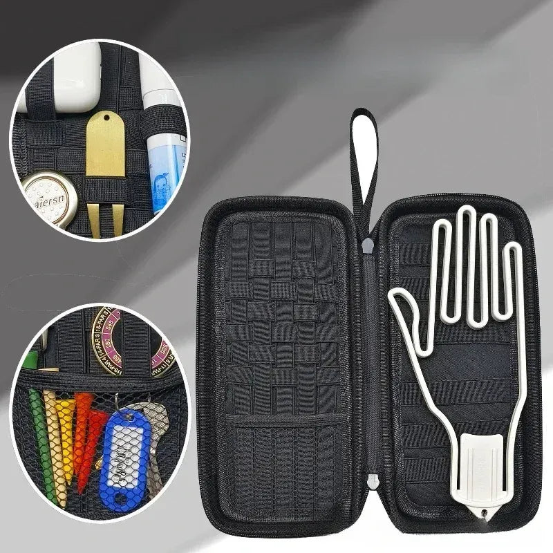 Golf Accessories Sorting Bag Glove Holder Gloves Mark Tees Fork Storage - Black