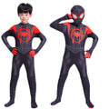 Spiderman Cosplay Costume Milk Silk One Piece Suit Small Black Spider + headgear 190
