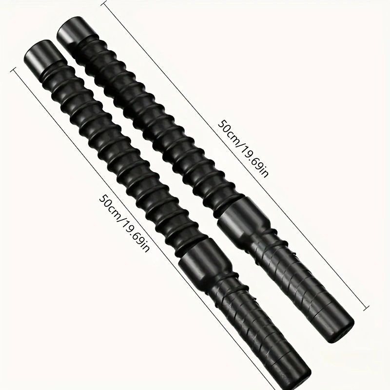 1 Pair Cordless Battle Rope Fitness Training Rope Strength Workout Equipment for Home Gym Full Body Exercise