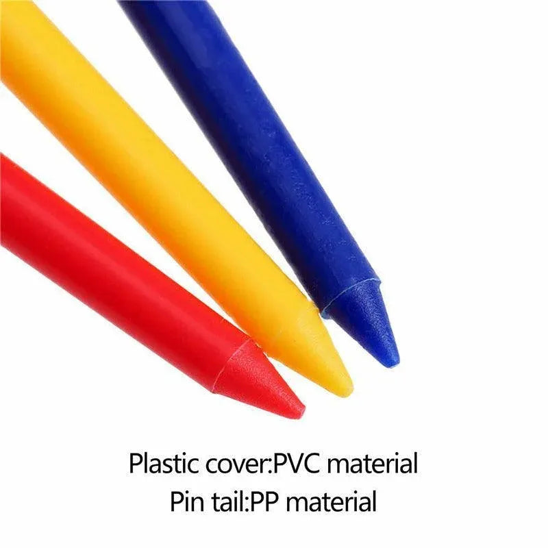 100Pack 83mm Multi-Color Golf Tees with Rubber Cushion
