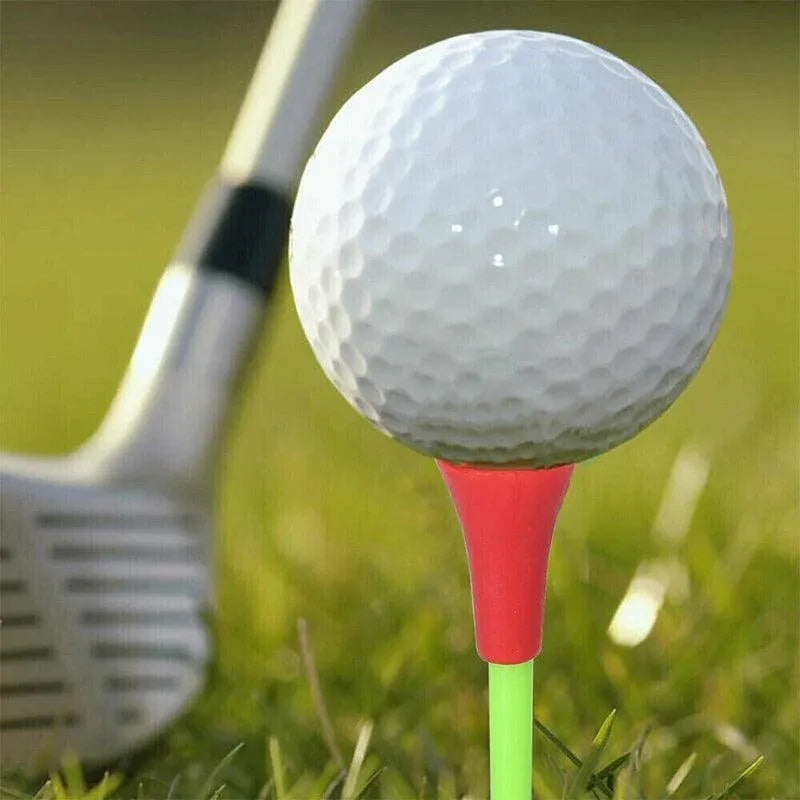 100Pack 83mm Multi-Color Golf Tees with Rubber Cushion