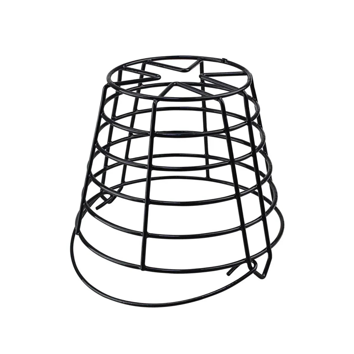 Heavy Duty Iron Golf Ball Basket 50 Ball Range Carrier with Handle Black