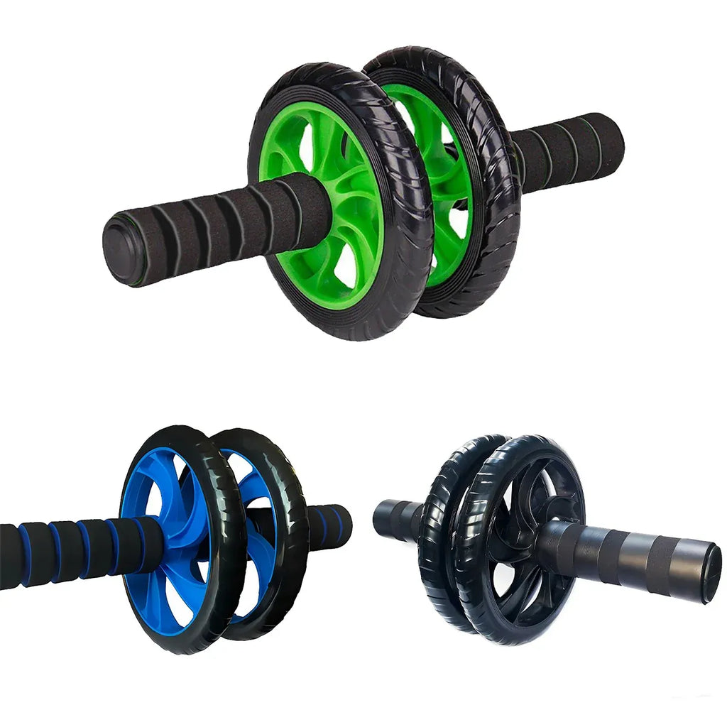 Abdominal Exercise Wheel Fitness Roller Home Workout Muscle Trainer Gym Equipment - Blue