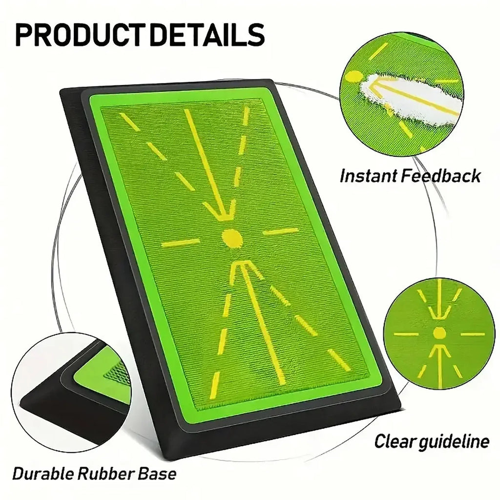 Golf Training Mat for Swing Detection Batting Divot Golf Hitting Practice Mat